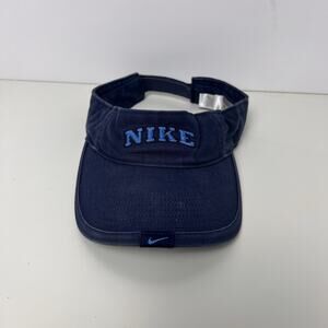Nike Y2K Unisex Golf Visor Adjustable One Size Fits Blue